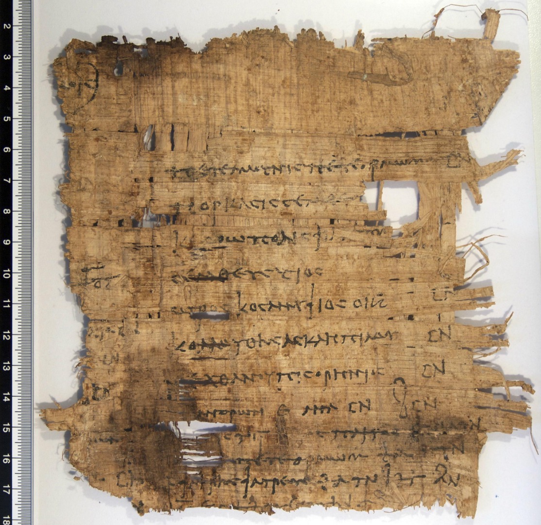 Papiro greco della collezione leccese.